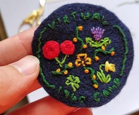 Homemade Girl Guide Badge