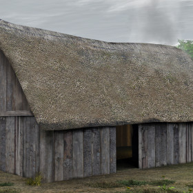 Reconstruction of a Neolithic House