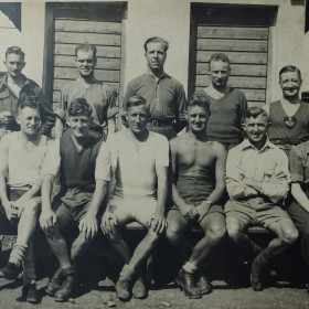 A group of British prisoners of war