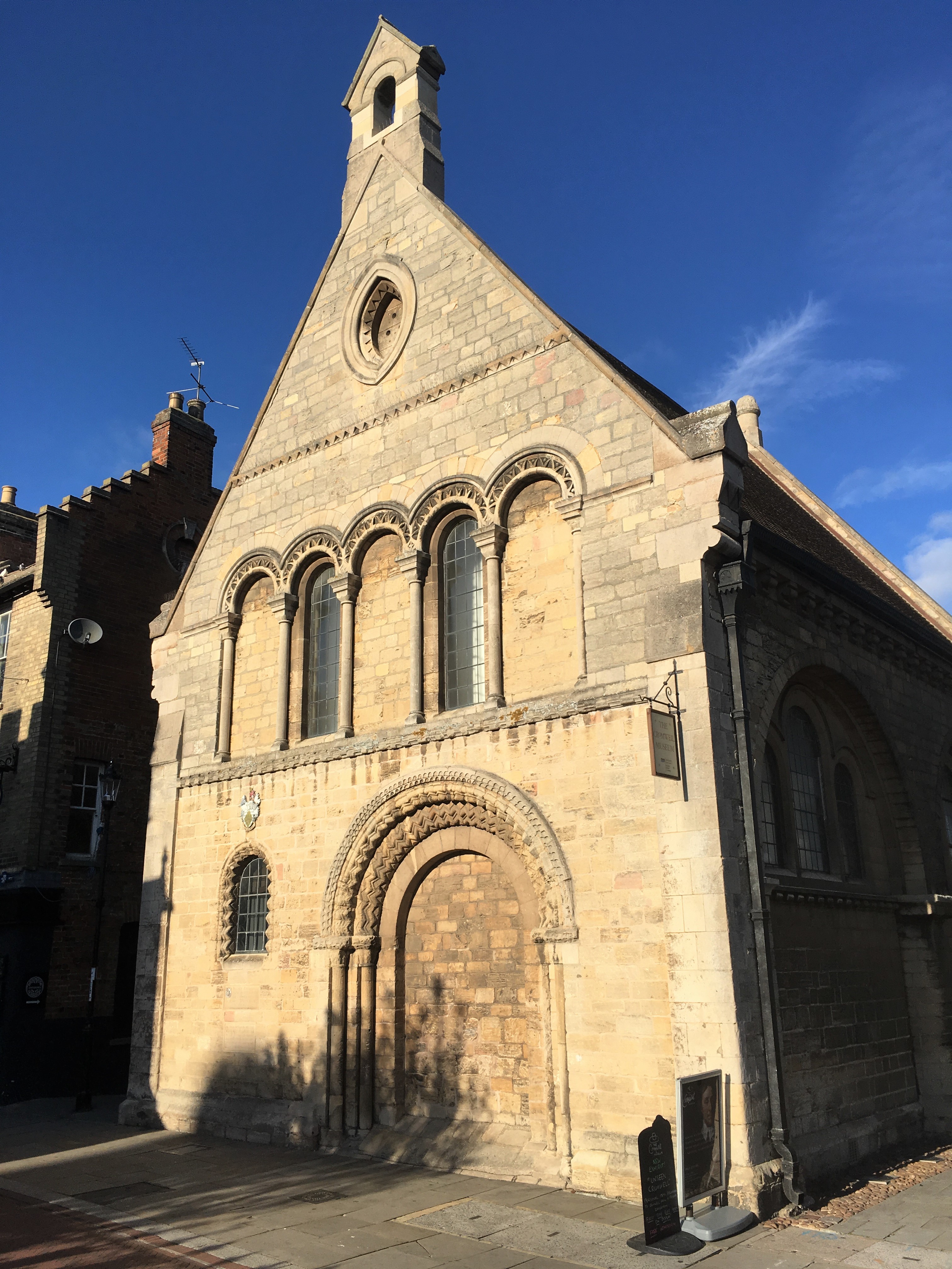 Huntingdon Grammar School building, now the Cromwell Museum