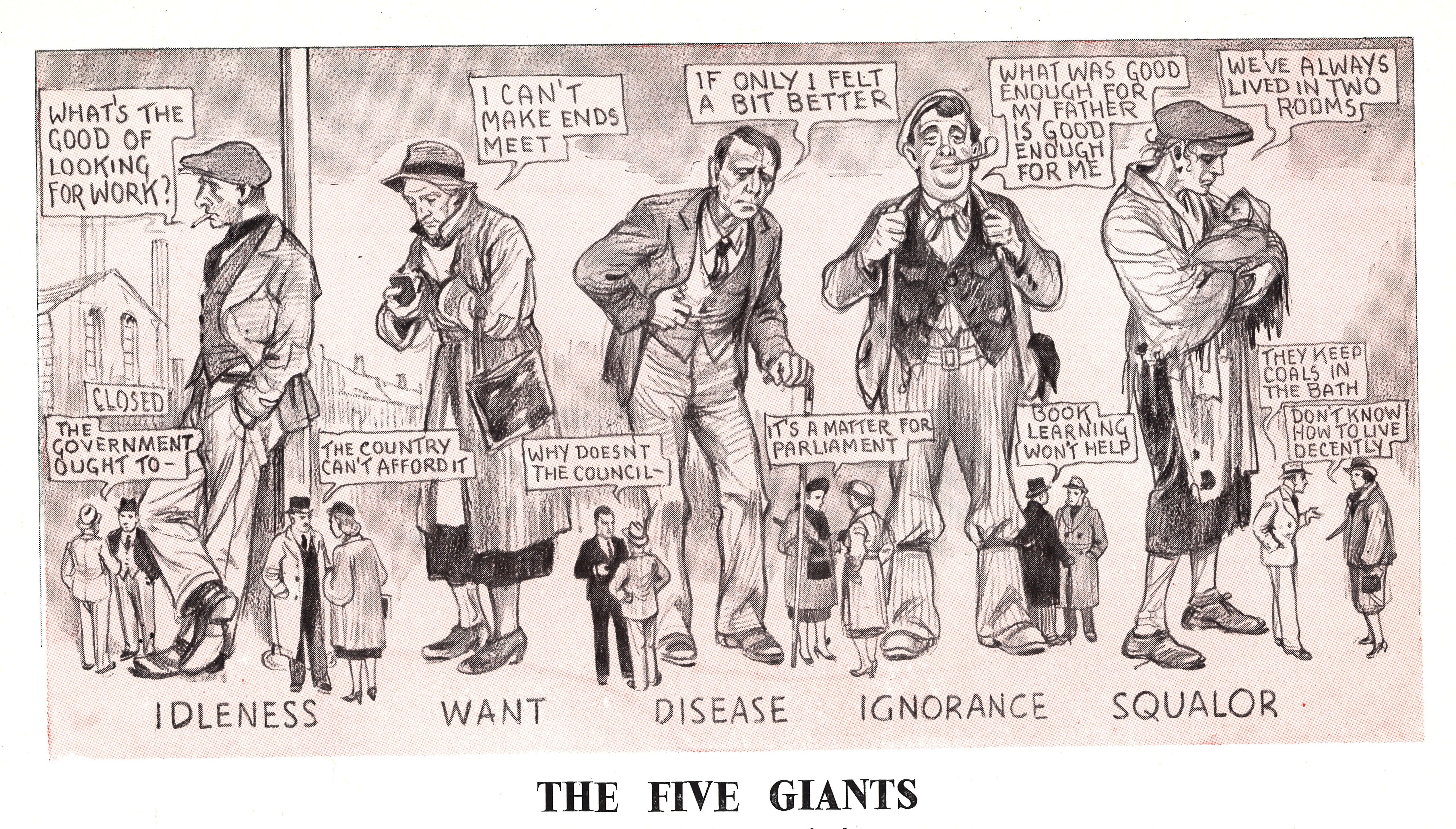 The Five Giants Cartoon