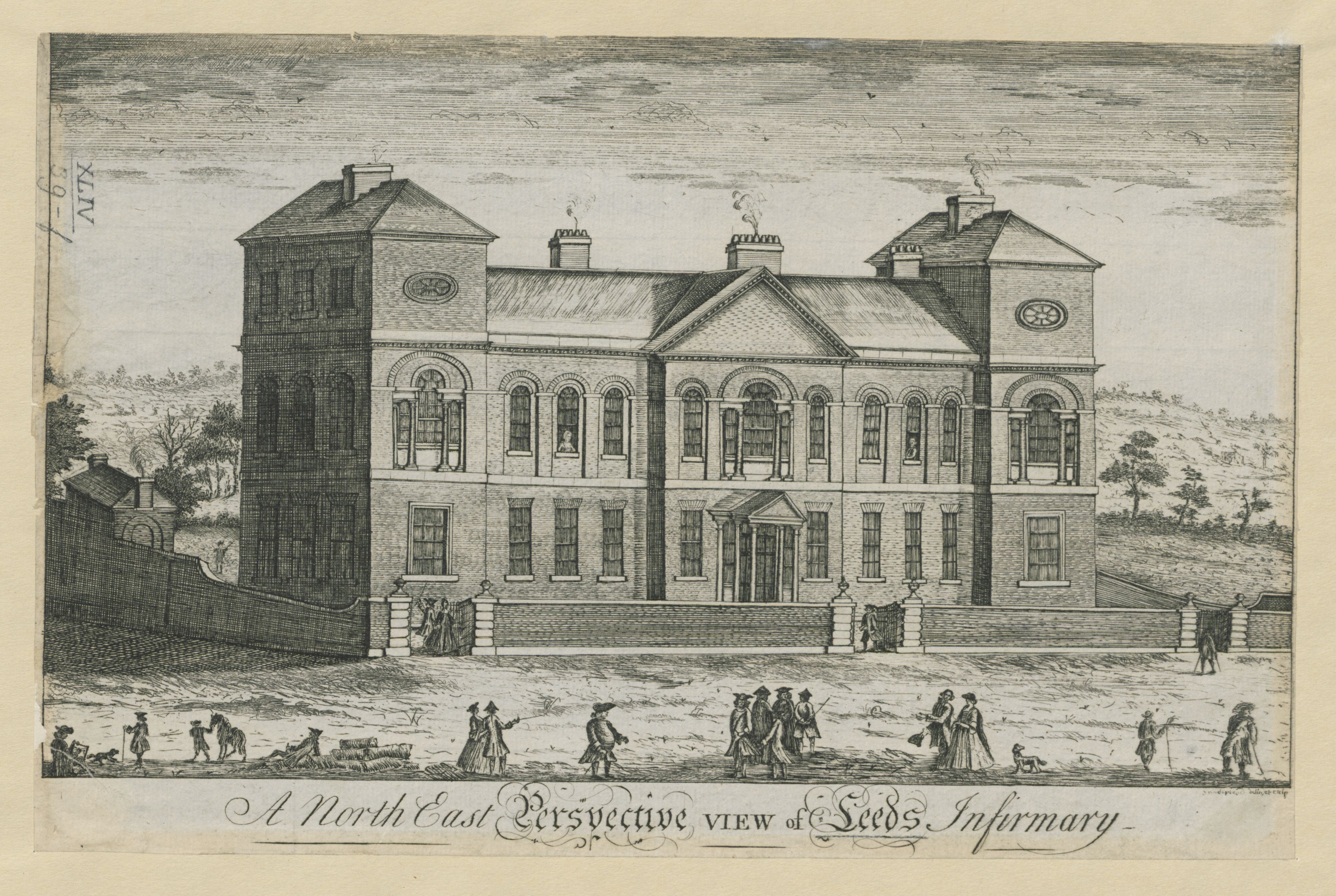 Drawing of Leeds Infirmary