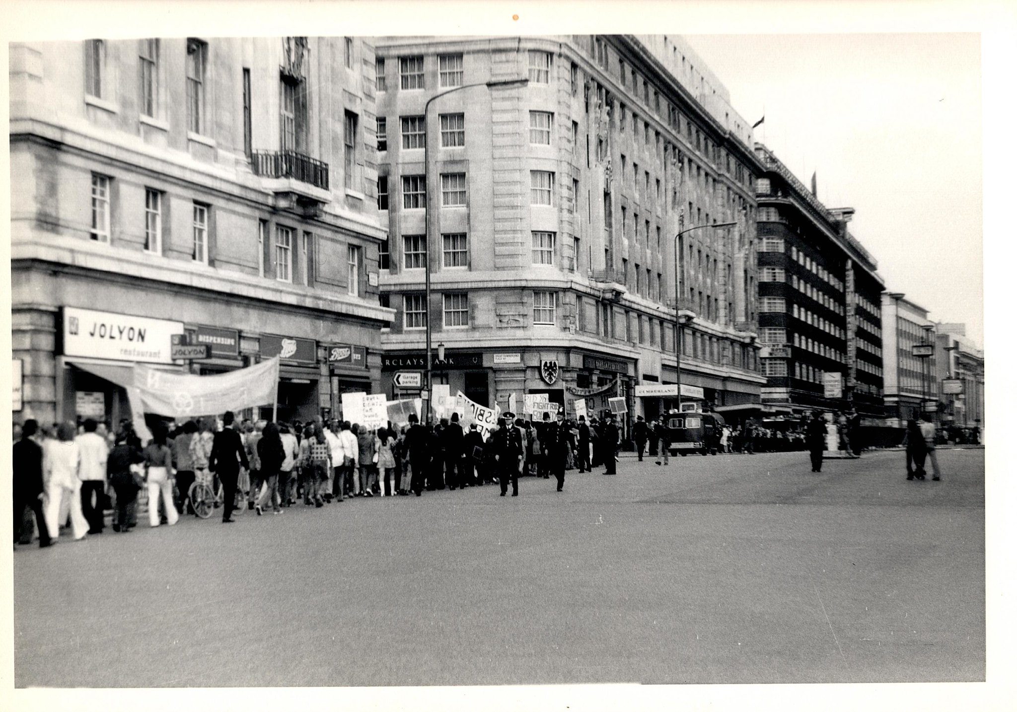 Photo of the first Gay Pride, 1972