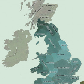 Map of Pre-Roman Britain