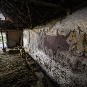 Stone Age Building Reconstruction Interior