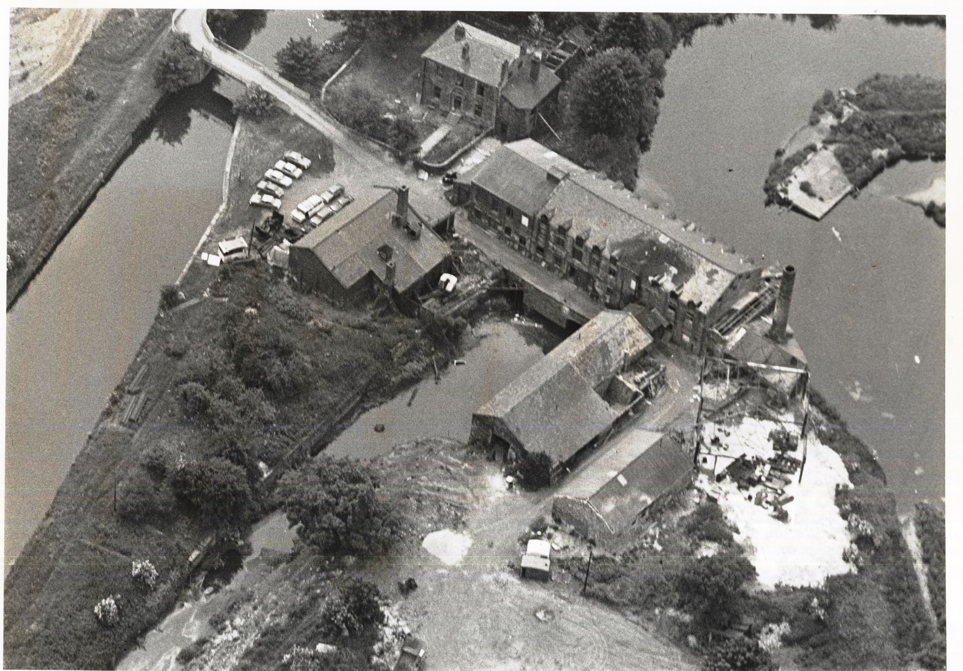 Aerial View of Thwaite Mill