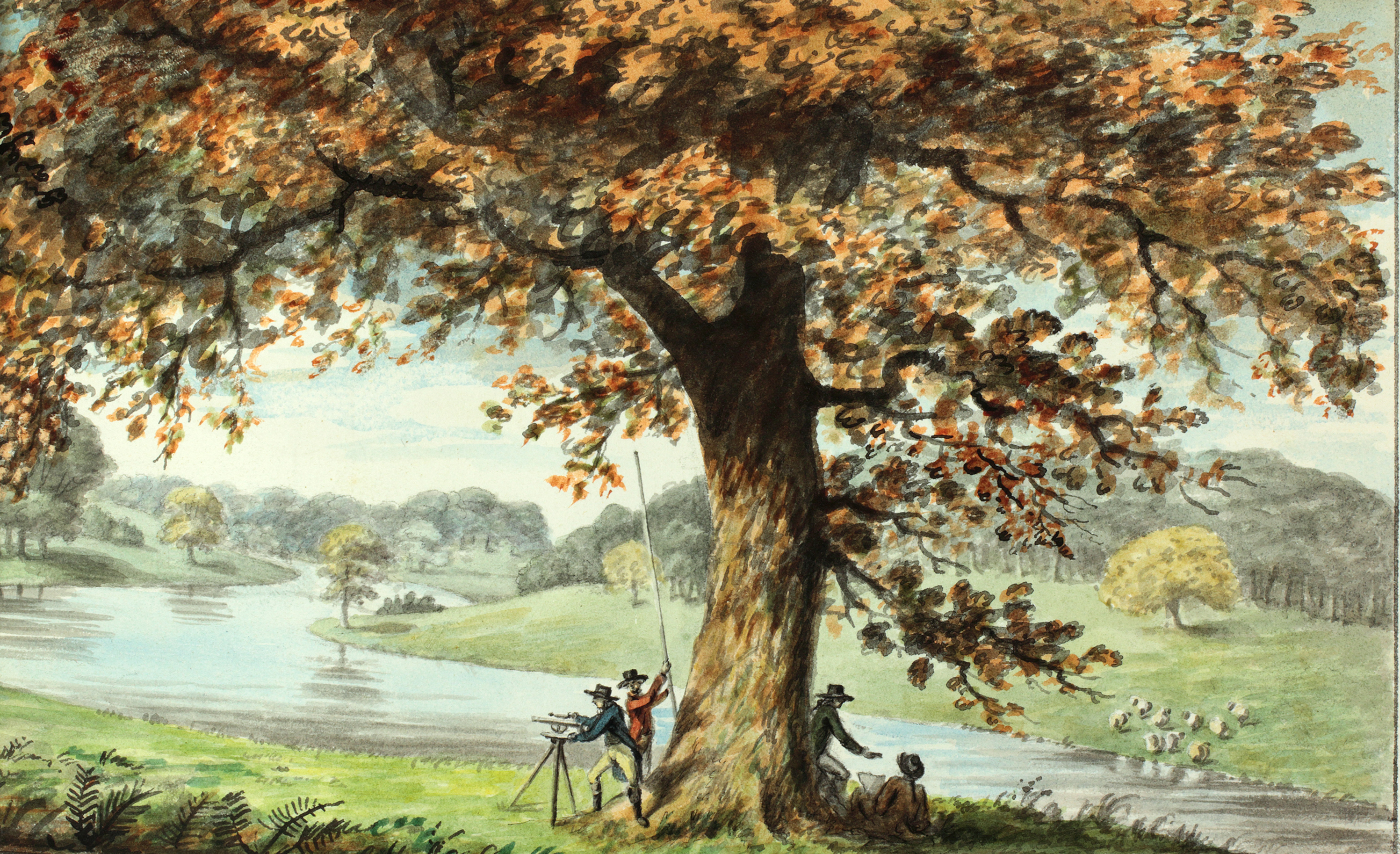 Folio, drawing by Humphry Repton