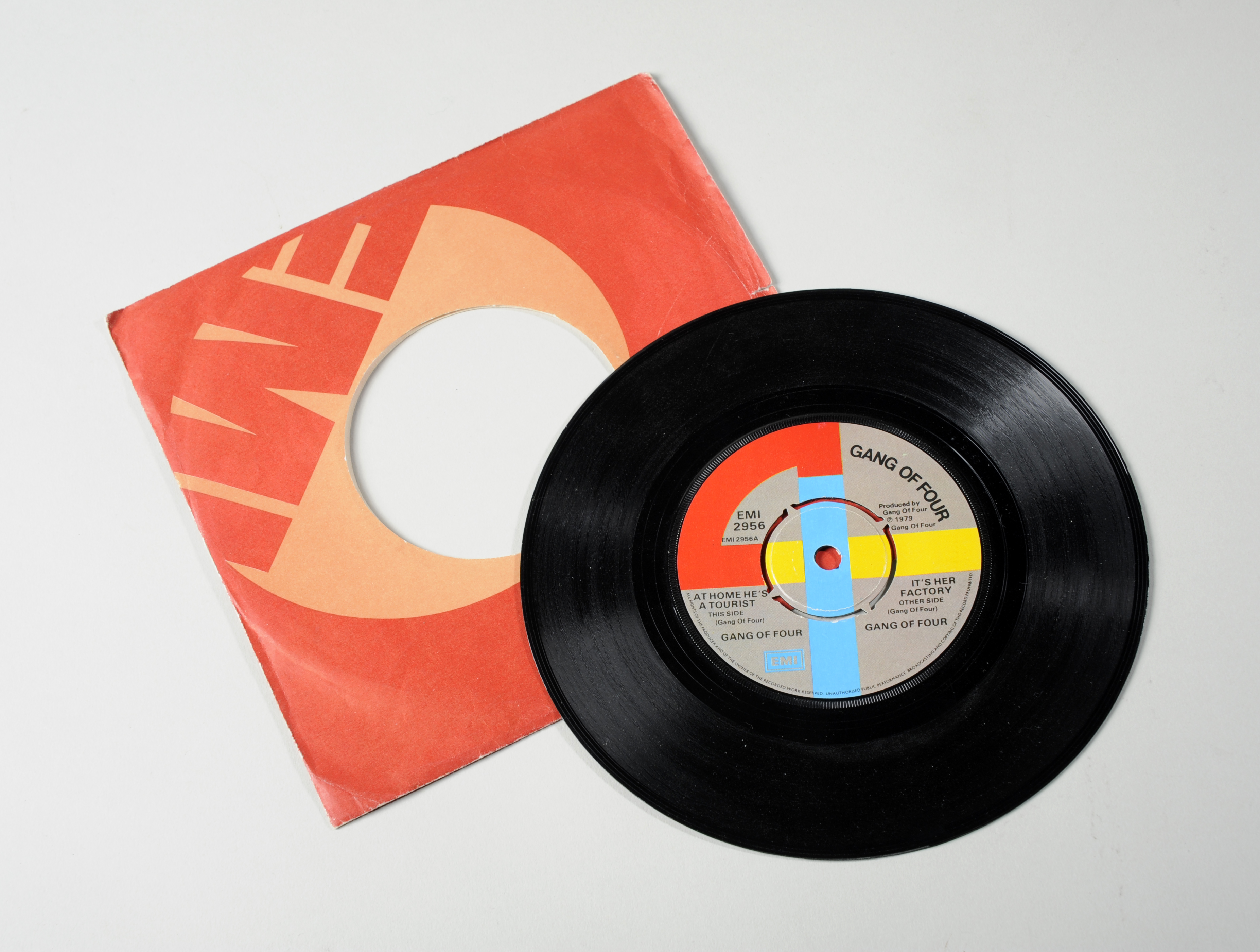 Record with sleeve.  Distributed by EMI