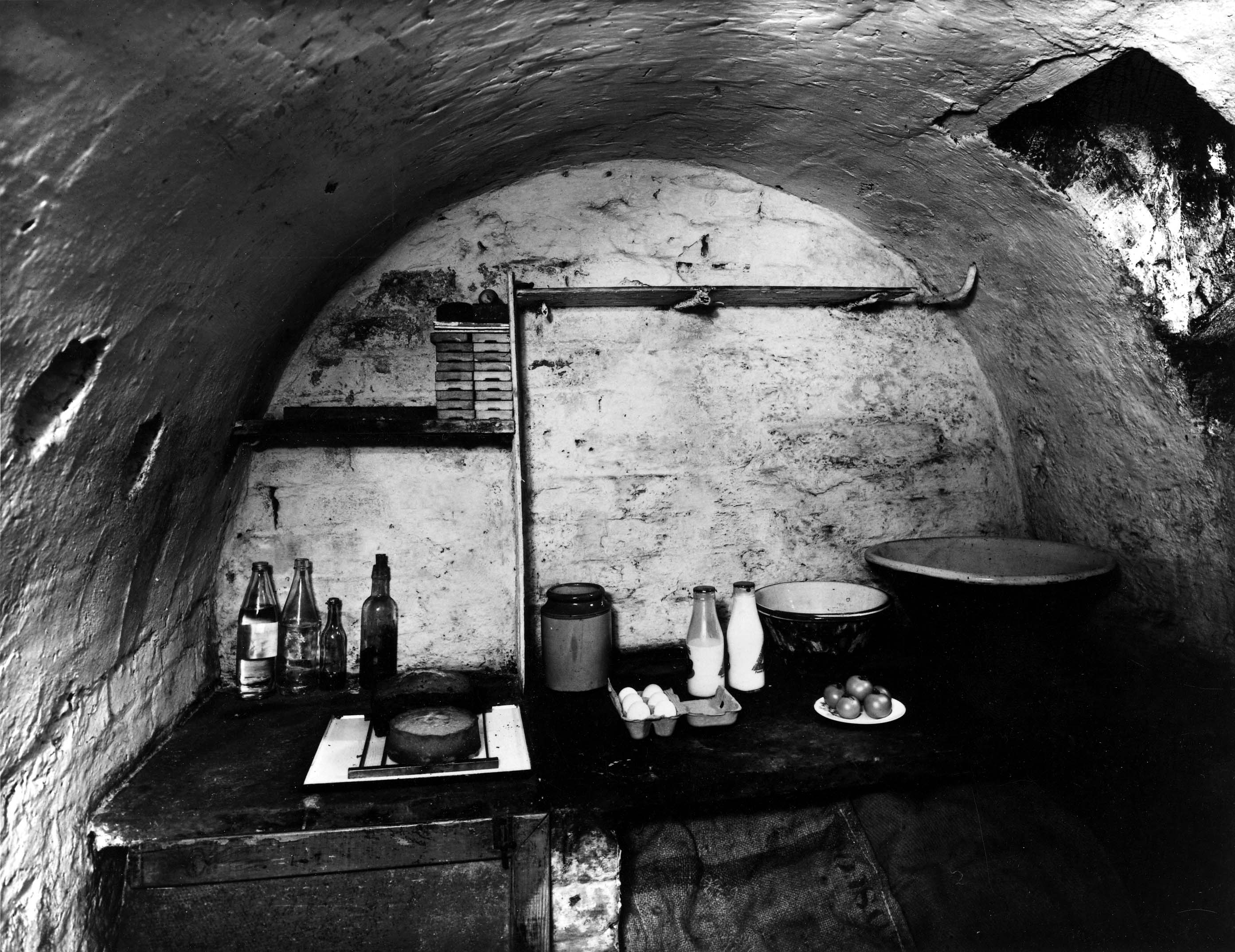 Cellar of Back-to-Back House Used as Pantry