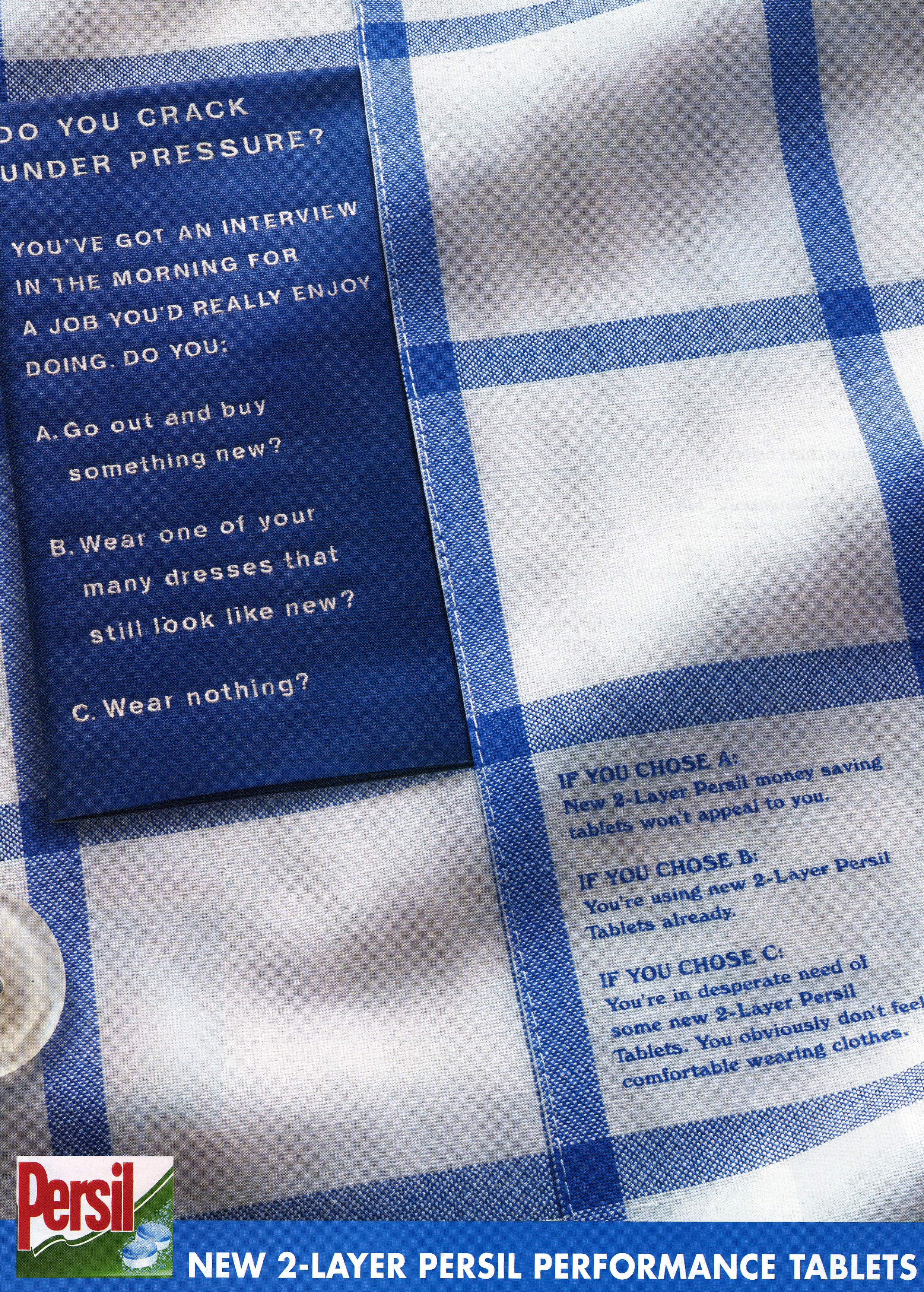 Persil Advert Appealing to Working Mothers, 1999