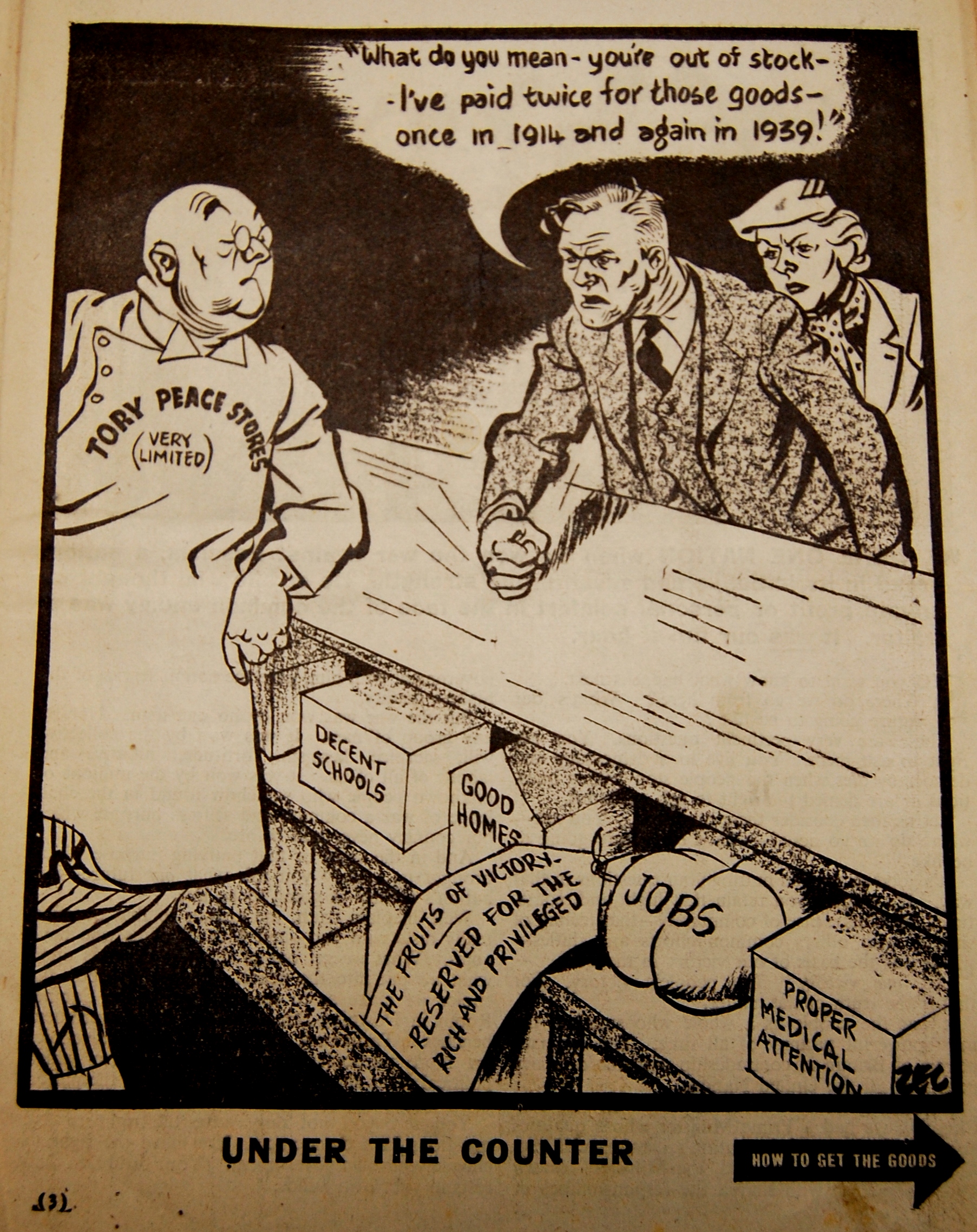 Labour Party Campaign Leaflet, General Election 1945