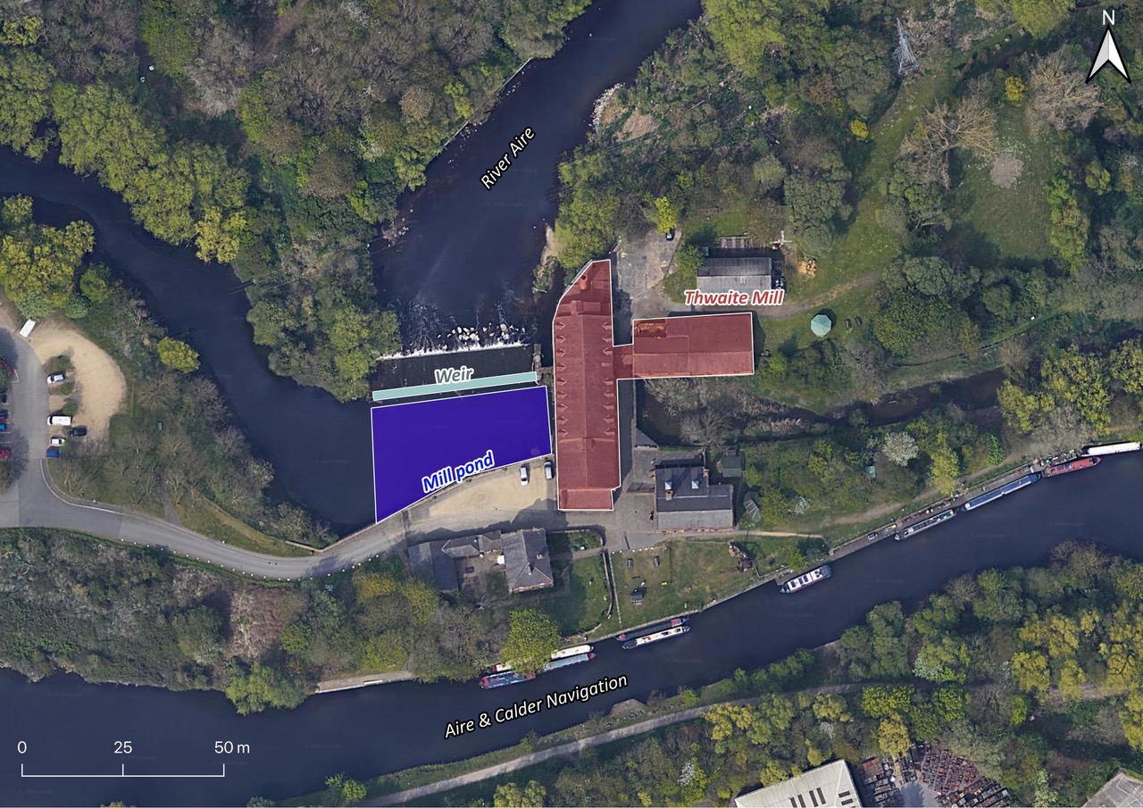 Google Maps Aerial View of Thwaite