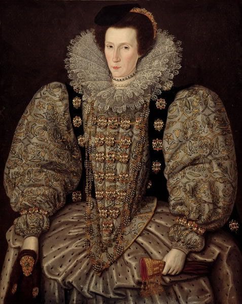 Oil Painting, Portrait of a Lady of Elizabeth´s Court , attributed to William Segar