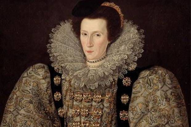 Oil Painting, Portrait of a Lady of Elizabeth´s Court , attributed to William Segar