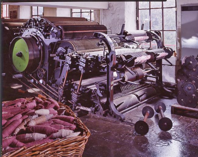 Carding machine at Leeds Industrial Museum today