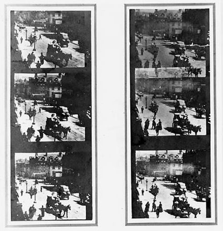 Image of the sequence of Le Prince´s Leeds Bridge moving picture