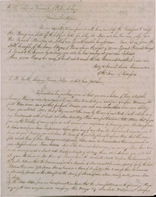 Handwritten letter to Gott, the writing is very small and difficult to read.