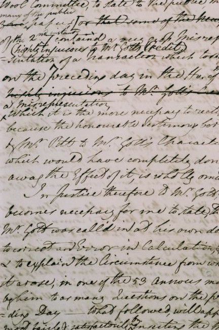 Handwritten letter  with many crossings out and bit added in.