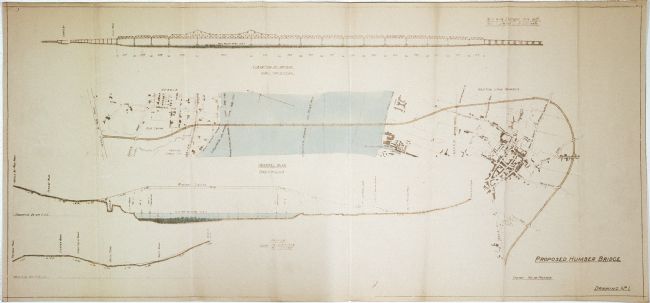 Original design for Humber Bridge by Ralph Freeman