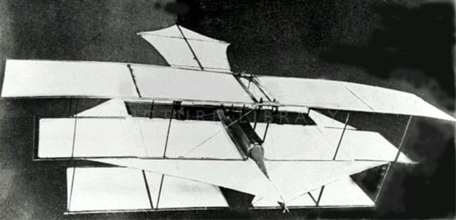 Stringfellow's model triplane of 1868