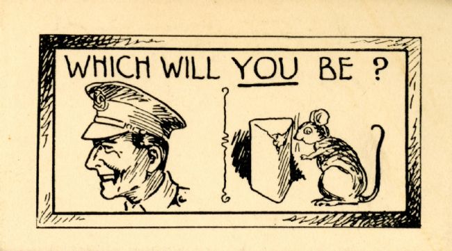 First World War propaganda cigarette card
