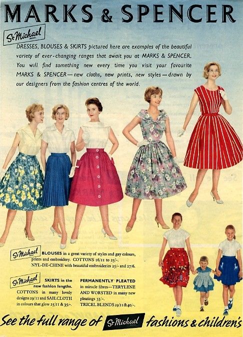 St Michael ‘New Look’ Advert, St Michael News 1958