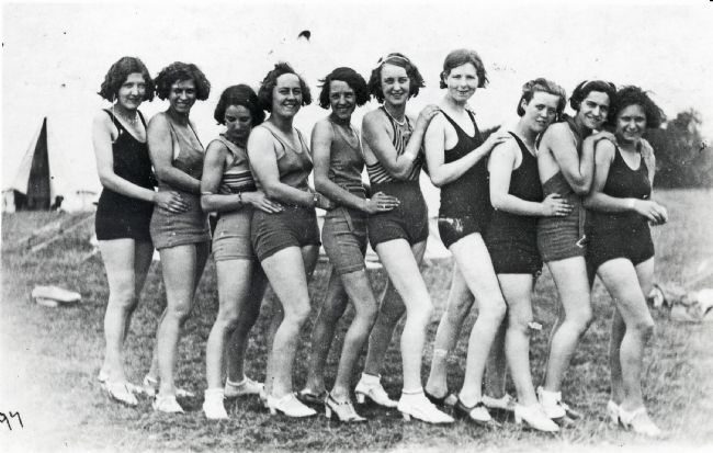 M&S Staff at Dymchurch holiday camp in Kent in 1936