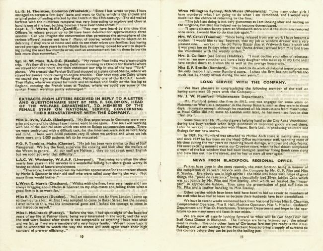 M&S Forces Bulletin of 1945