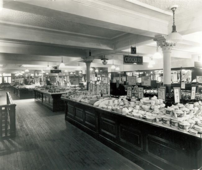 Interior of M&S Store Bradford, 1930