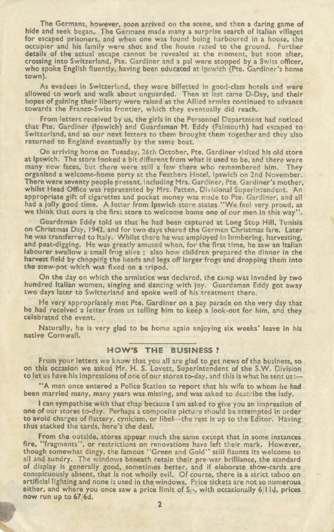 M&S Forces Bulletin No. 8 1944
