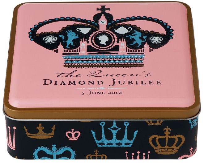 M&S Biscuit Tin Design for the Queen's Diamond Jubilee 2012