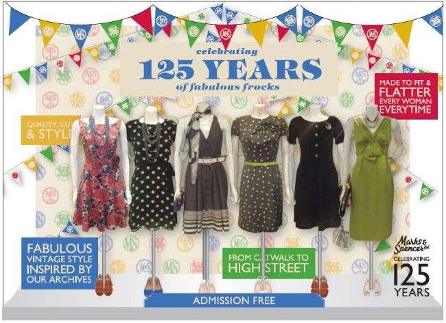 M&S 125th Anniversary Window Display