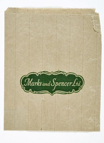 1950s M&S Paper Bag