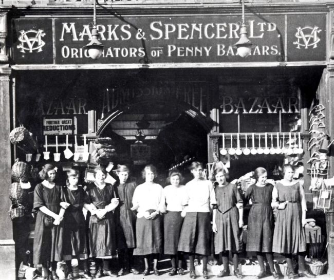 Girls working for M&S in 1912