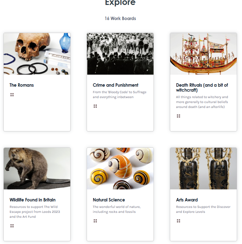 Screenshot of Some Public Work Boards