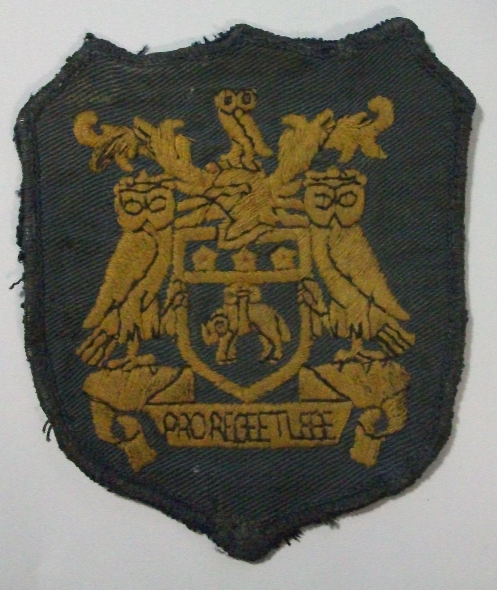 Leeds United Shirt Badge 1956