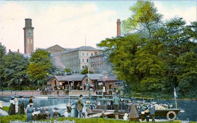 Roberts Park Saltaire, pictured in late 19th Century