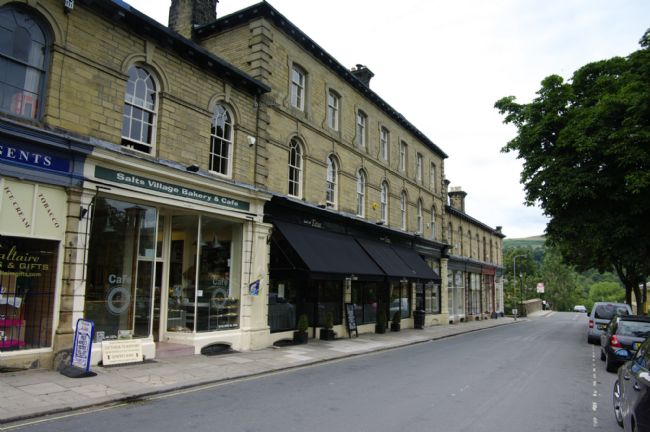 Photo of Shops in Victoria Road, Saltaire, West Yorkshire