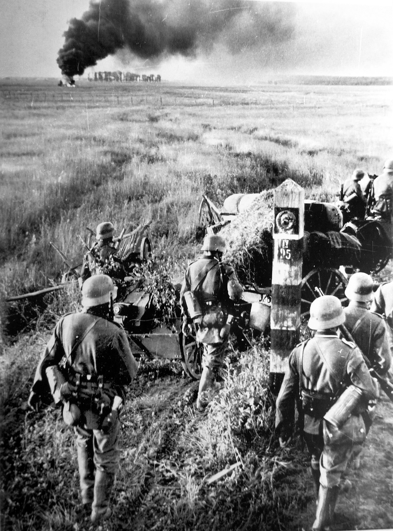 German Troops Crossing the Soviet Border