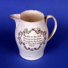 Creamware Abolition Jug