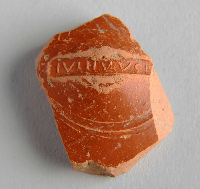 Roman pottery sherd found by archaeologists