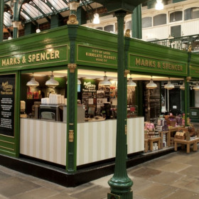 Images of M&S Kirkgate Market Stall and Centenary Clock