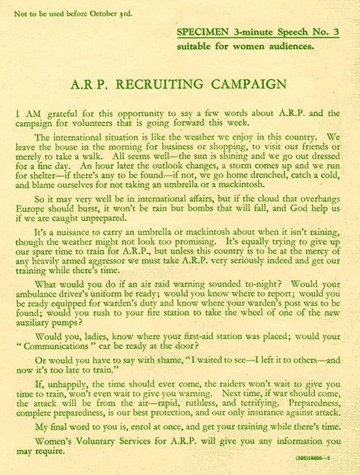 Speech entitled '3-minute Speech No.3 suitable for women audiences.