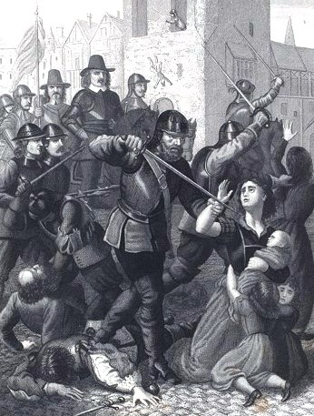 A Victorian-era depiction of the siege of Drogheda
